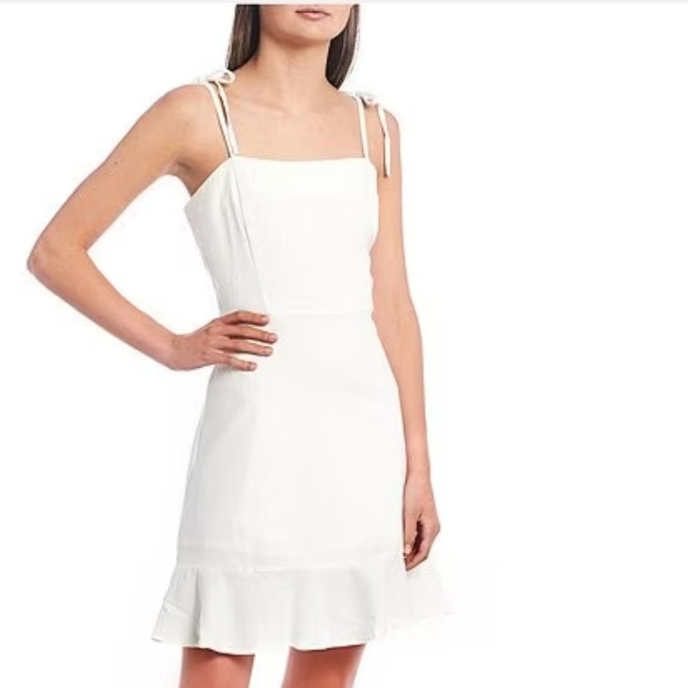 GIANNI BINI white dress XXL fits like XL